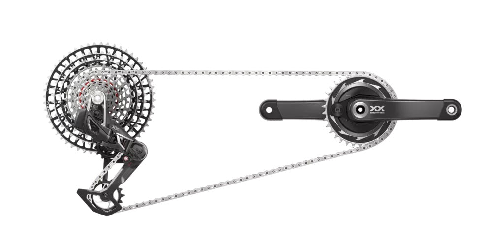 Sram Groupset Xxsl T-Type Eagle Transmission Axs With Power Meter