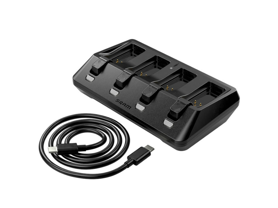 Sram Axs/Etap Battery Charger & Cord 4 Ports