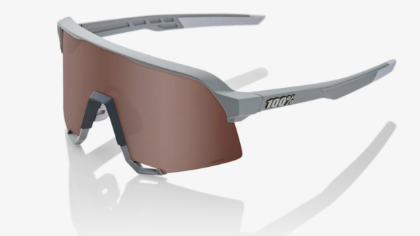 100% Sunglasses Soft tact Stone Grey