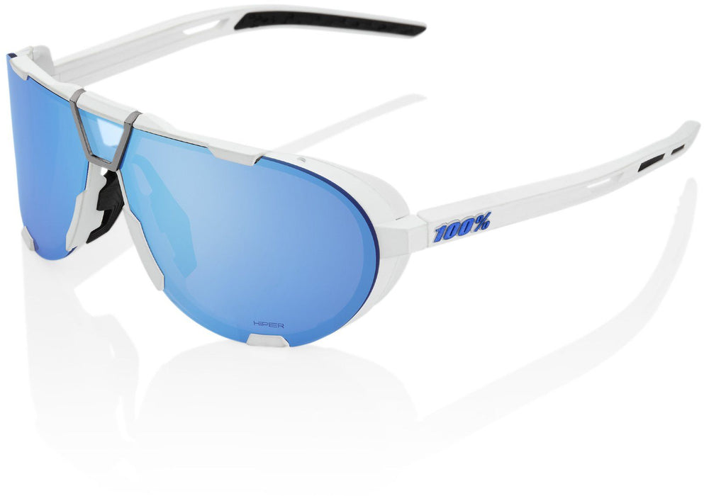 100% Westcraft Soft Tact White Blue Multilayer Mirror Lens
