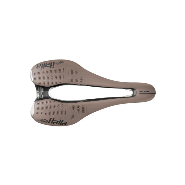 Selle Italia Saddle SLR Boost Gravel SuperFlow S Brown TI316