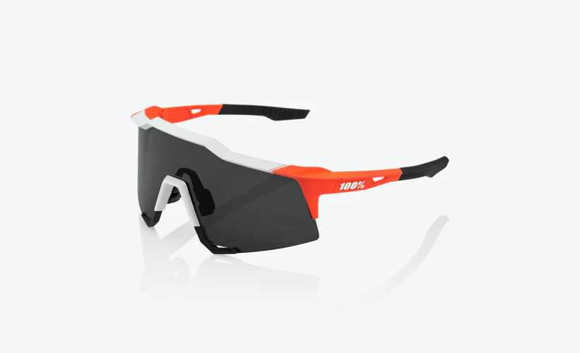100% Sunglasses Speedcraft Soft Tact Oxyfire Smoke