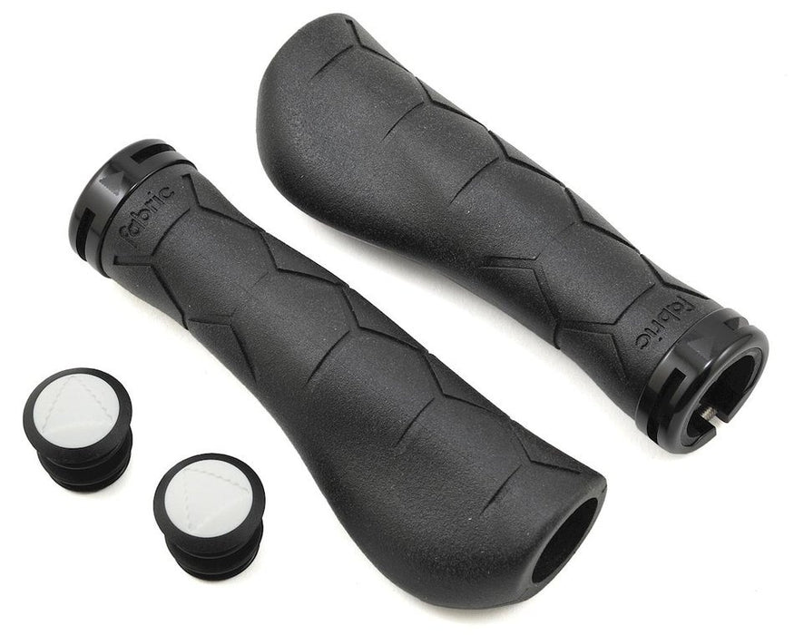 Fabric Handlebar Grips Ergo Black