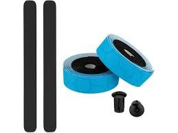 Fabric Handlebar Tape Duo Black/BLUE