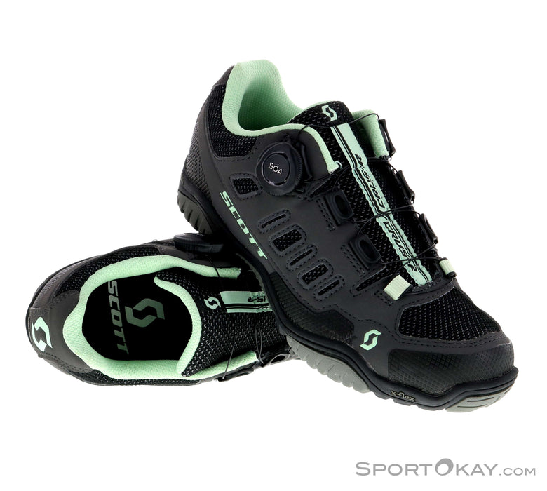 Scott Shoe Crus-R Boa Ldy Gry/Grn EU39