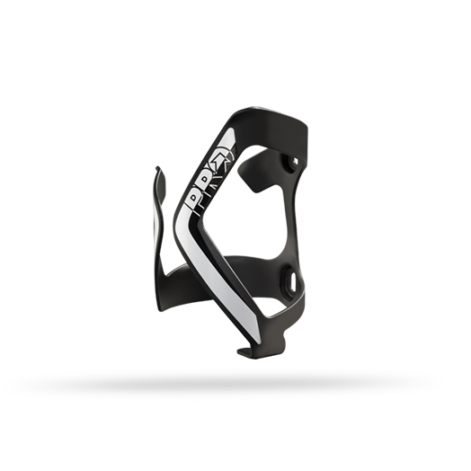 Pro Bottle Cage Side R Black/White Alloy