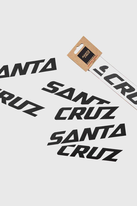 Santa Cruz Decal Downtube Black