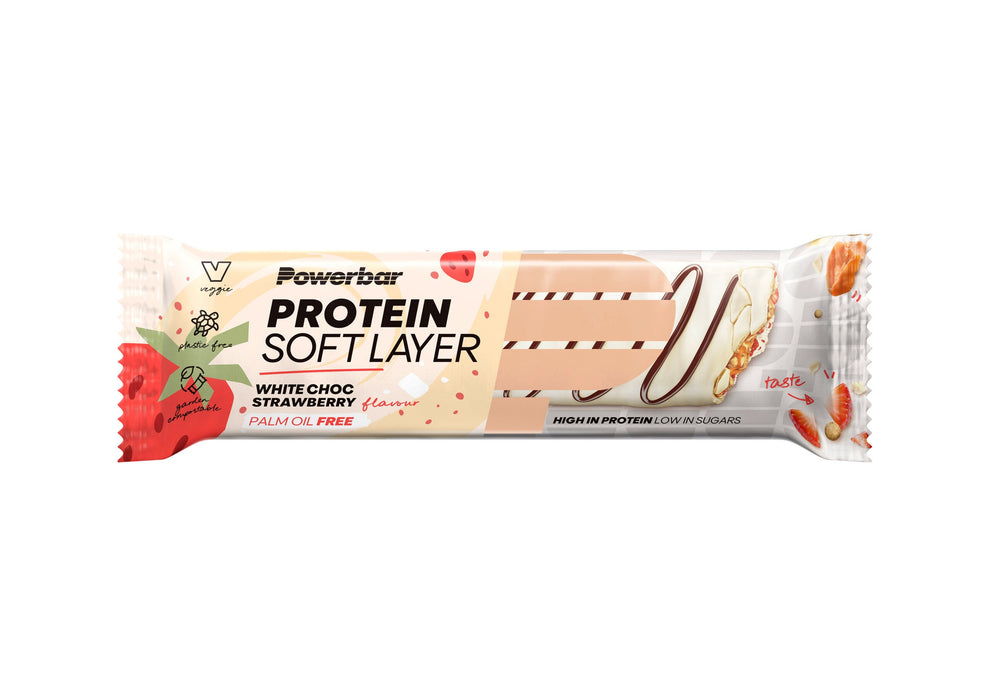 Powerbar Energy Bar Protein Soft Layer White Choc-Strawberry