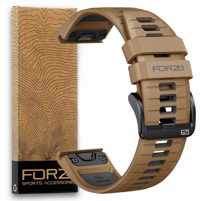 Forza 22MM Elite Replacement Watch Strap Garmin Khaki/Grey