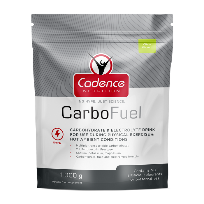 Cadence Nutrition Carbo Fuel Citrus 1000G Doypack