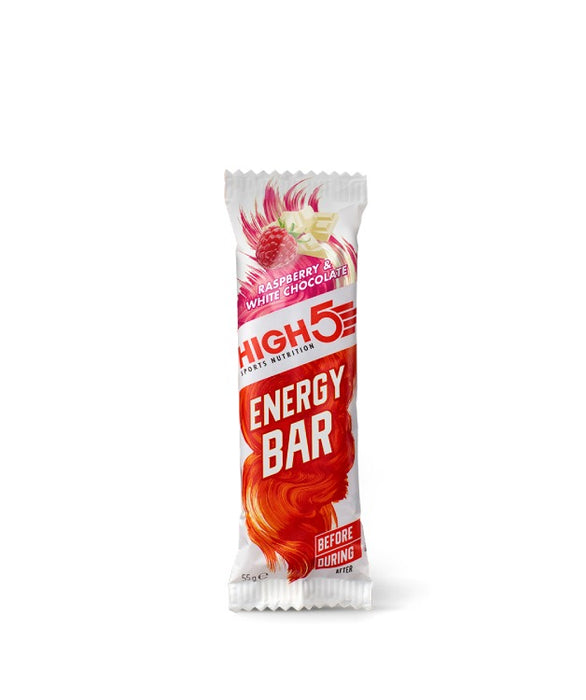 High5 Energy Bar 55G Raspberry & White Chocolate