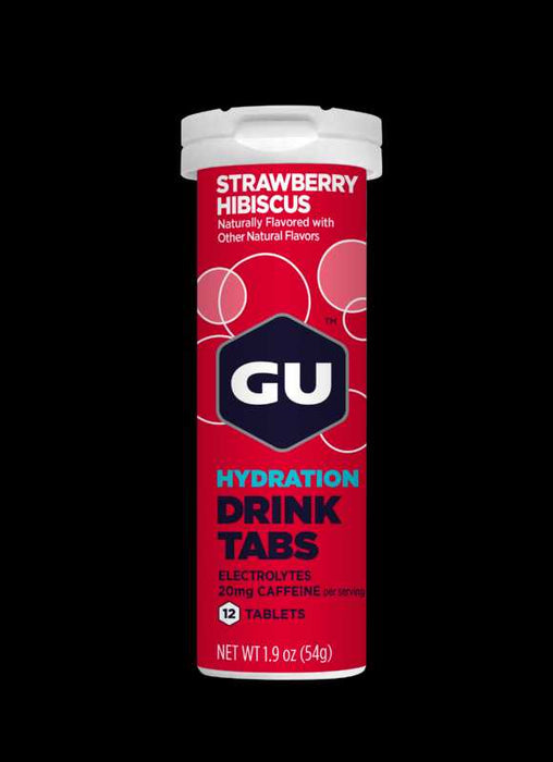 Gu Energy Hydration Tab Strawberry Hibiscus