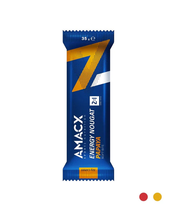 Amacx Energy Nougat Bar Papaya 35g