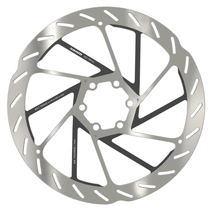 Sram Rotor 180Mm HS2 6 Bolt Rounded