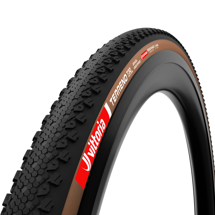 Vittoria Tyre Terreno T30 Fine Loose 700x45c Gravel Endurance Brown