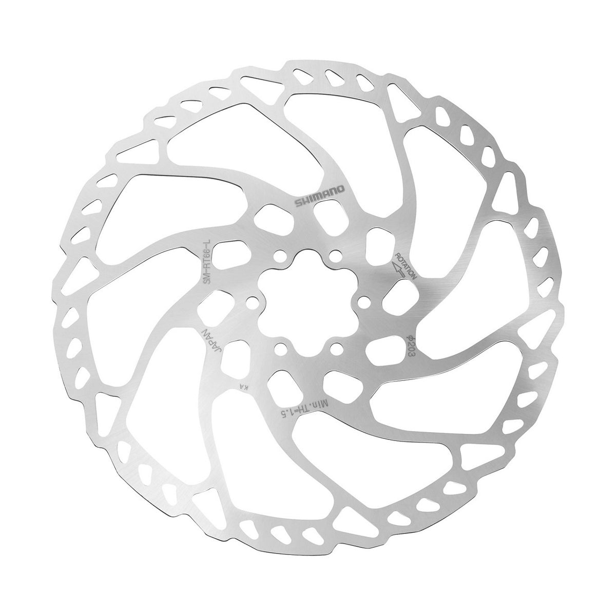 Shimano Disc Rotor SMRT66 203Mm 6 Bolt Metal/Resin | Buy Disc Rotors ...