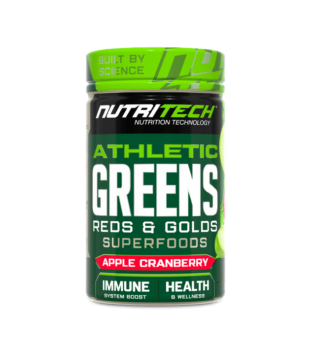 Nutritech Tub Athletic Greens Apple Cranberry 330G