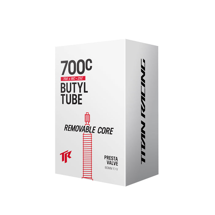 Titan Tube 700x18-25C F/v 80MM Removable