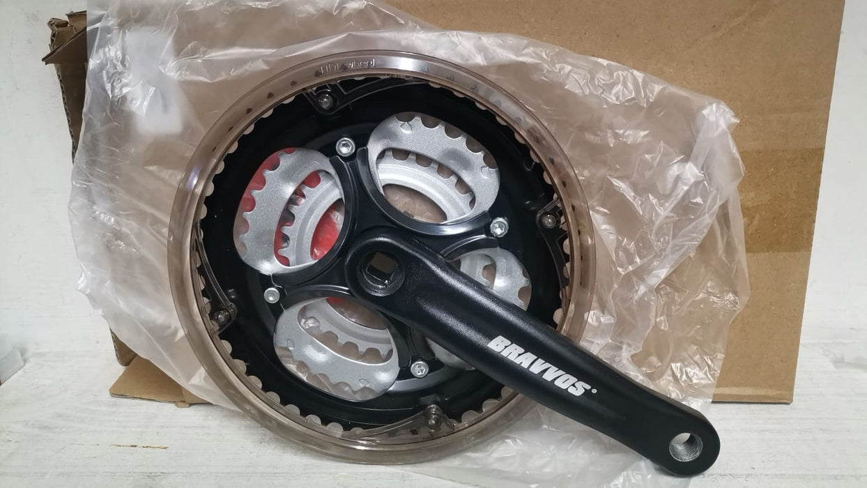 Bravvos Chainwheel Set MTB Alloy 48/38/28T Sport