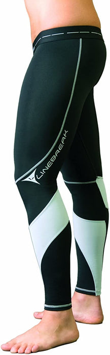 Linebreak Velocity Tights Small Black Silver